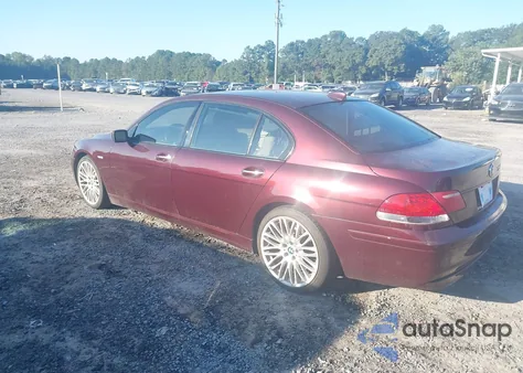 2008 BMW 750Li Li из США, поврежденный, VIN WBAHN83568DT77847